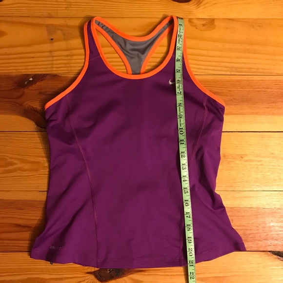 Nike Dri Fit Purple Built-in Bra Tank Top, EUC, M - Picture 4 of 14